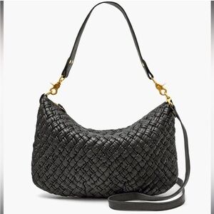 Clare V Moyen Messenger - Puffy Braid Woven Leather NWOT